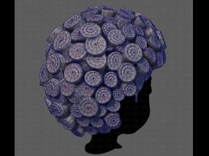 3d hair style for boy v63 3D Model