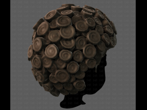 3d hair style for boy v63 3D Model