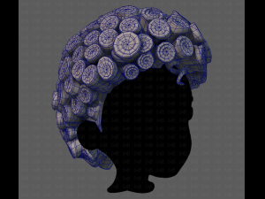 3d hair style for boy v63 3D Model