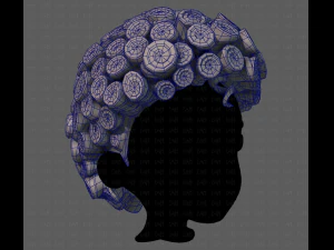3d hair style for boy v63 3D Model
