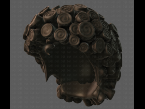 3d hair style for boy v63 3D Model