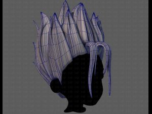 3d hair style for boy v64 3D Model
