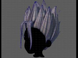 3d hair style for boy v64 3D Model