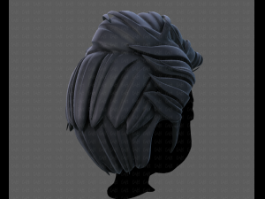 3d hair style for boy v65 3D 모델