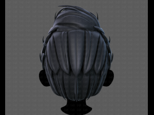 3d hair style for boy v65 3D 모델