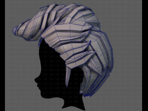 3d hair style for boy v65 3D 모델