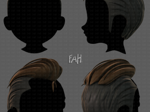 3d hair style for boy v66 3D मॉडल