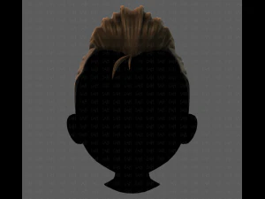 3d hair style for boy v66 3D Model