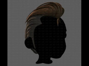 3d hair style for boy v66 3D Model