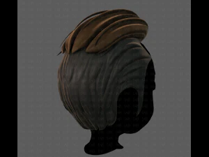 3d hair style for boy v66 3D Model