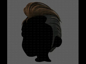 3d hair style for boy v66 3D Model
