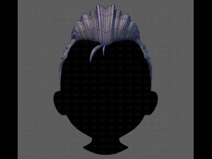 3d hair style for boy v66 3D Model
