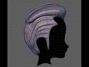 3d hair style for boy v66 3D Model