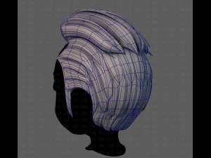 3d hair style for boy v66 3D Model