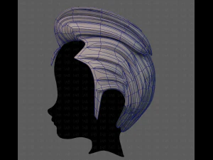 3d hair style for boy v66 3D Model