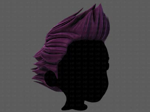 3d hair style for boy v67 3D Model