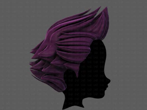 3d hair style for boy v67 3D Model
