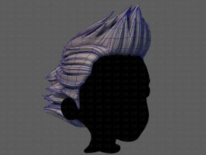 3d hair style for boy v67 3D Model