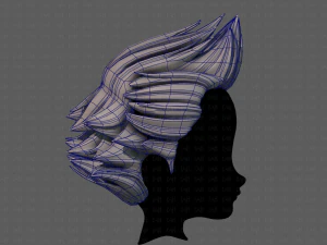3d hair style for boy v67 3D Model