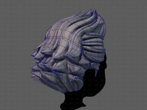3d hair style for boy v67 3D Model
