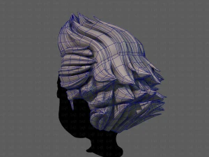 3d hair style for boy v67 3D Model