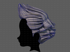 3d hair style for boy v67 Modello 3D
