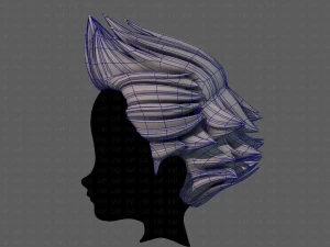 3d hair style for boy v67 3D Model