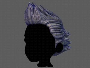 3d hair style for boy v67 3D Model