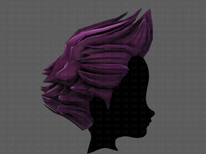 3d hair style for boy v67 Modello 3D