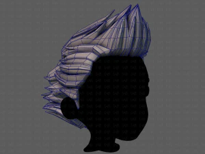 3d hair style for boy v67 3D Model