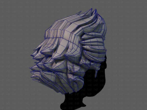 3d hair style for boy v67 3D Model