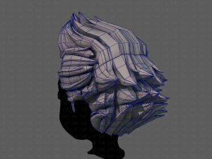3d hair style for boy v67 3D Model