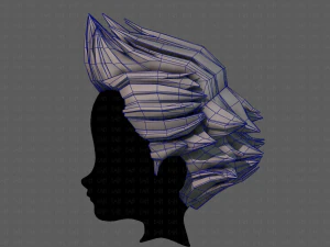 3d hair style for boy v67 3D Model