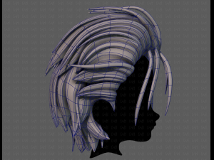 3d hair style for boy v68 Modelo 3D