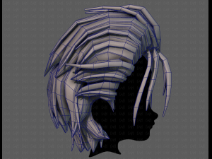 3d hair style for boy v68 Modelo 3D