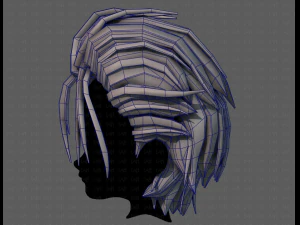 3d hair style for boy v68 3D Model