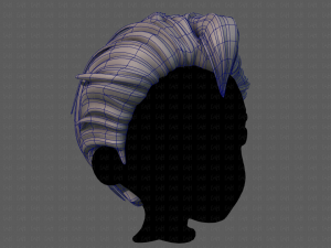3d hair style for boy v69 3D-Modell