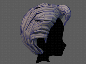 3d hair style for boy v69 3D-Modell
