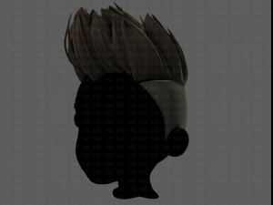 3d hair style for boy v70 3D-Modell
