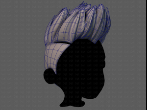 3d hair style for boy v70 3D-Modell