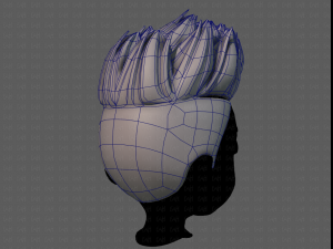 3d hair style for boy v70 3D-Modell