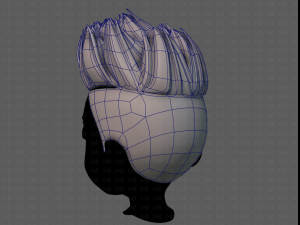 3d hair style for boy v70 3D-Modell