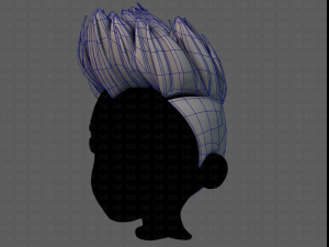 3d hair style for boy v70 3D-Modell