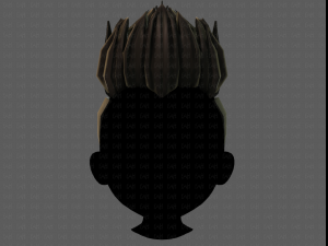 3d hair style for boy v70 3D-Modell