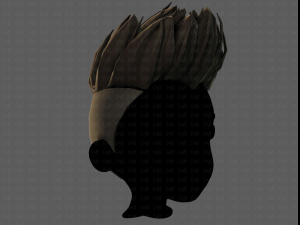 3d hair style for boy v70 3D-Modell