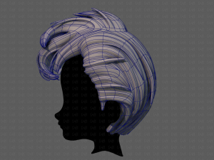 3d hair style for boy v71 Modelo 3D