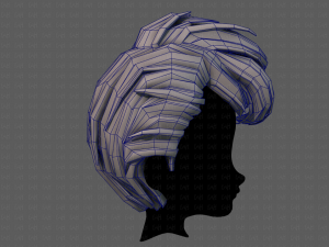3d hair style for boy v71 Modelo 3D