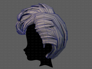3d hair style for boy v71 Modelo 3D