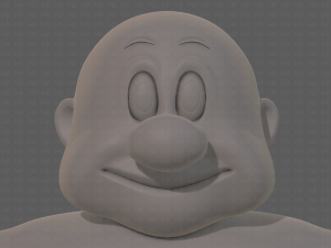 base mesh old man character v09 Modello 3D