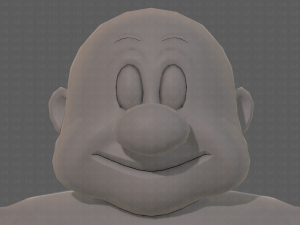 base mesh old man character v09 Modello 3D